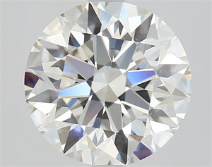 Picture of Natural Diamond 2.01 Carats, Round with Excellent Cut, G Color, VS1 Clarity and Certified by GIA