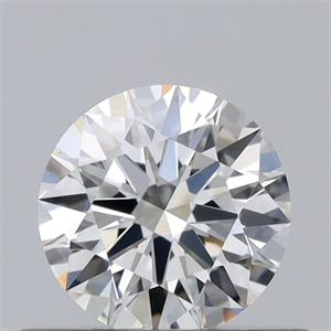 Picture of Natural Diamond 0.45 Carats, Round with Excellent Cut, H Color, VVS2 Clarity and Certified by GIA