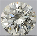 Natural Diamond 0.50 Carats, Round with Excellent Cut, J Color, SI1 Clarity and Certified by GIA