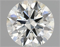 Natural Diamond 0.45 Carats, Round with Excellent Cut, I Color, VVS1 Clarity and Certified by IGI