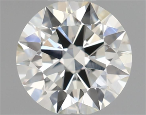 Picture of Natural Diamond 0.45 Carats, Round with Excellent Cut, I Color, VVS1 Clarity and Certified by IGI