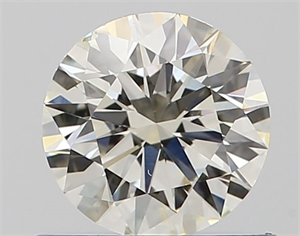 Picture of Natural Diamond 0.60 Carats, Round with Excellent Cut, K Color, SI1 Clarity and Certified by GIA