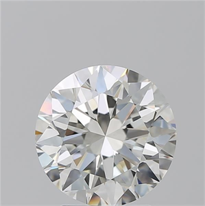 Picture of Natural Diamond 3.01 Carats, Round with Excellent Cut, I Color, VVS2 Clarity and Certified by GIA