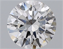 Natural Diamond 2.29 Carats, Round with Excellent Cut, D Color, VVS2 Clarity and Certified by GIA