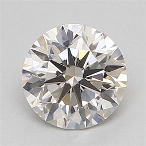 Picture of Natural Diamond 0.40 Carats, Round with Excellent Cut, I Color, VVS2 Clarity and Certified by GIA