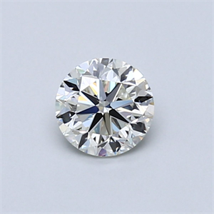 Picture of Natural Diamond 0.50 Carats, Round with Good Cut, K Color, VVS2 Clarity and Certified by GIA