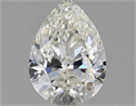 Natural Diamond 0.90 Carats, Pear with  Cut, H Color, VVS2 Clarity and Certified by IGI