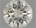 Natural Diamond 0.40 Carats, Round with Excellent Cut, H Color, SI2 Clarity and Certified by IGI