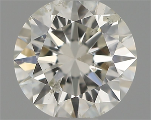 Picture of Natural Diamond 0.40 Carats, Round with Excellent Cut, H Color, SI2 Clarity and Certified by IGI