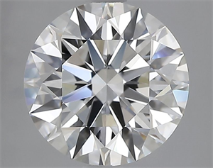 Picture of Natural Diamond 2.30 Carats, Round with Excellent Cut, E Color, VVS1 Clarity and Certified by GIA