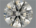 Natural Diamond 0.41 Carats, Round with Excellent Cut, I Color, SI2 Clarity and Certified by IGI