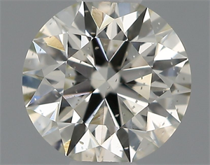 Picture of Natural Diamond 0.41 Carats, Round with Excellent Cut, I Color, SI2 Clarity and Certified by IGI