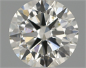 Natural Diamond 0.50 Carats, Round with Excellent Cut, H Color, SI1 Clarity and Certified by IGI