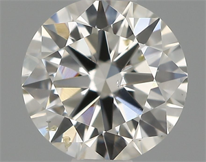 Picture of Natural Diamond 0.50 Carats, Round with Excellent Cut, H Color, SI1 Clarity and Certified by IGI