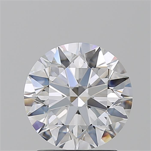 Picture of Natural Diamond 1.90 Carats, Round with Excellent Cut, D Color, VVS2 Clarity and Certified by GIA