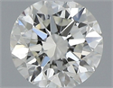 Natural Diamond 0.40 Carats, Round with Very Good Cut, J Color, VVS1 Clarity and Certified by GIA