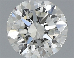 Picture of Natural Diamond 0.40 Carats, Round with Very Good Cut, J Color, VVS1 Clarity and Certified by GIA