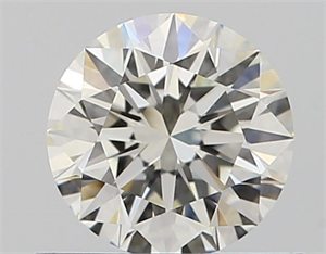 Picture of Natural Diamond 0.55 Carats, Round with Very Good Cut, K Color, VS2 Clarity and Certified by GIA