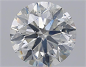 Natural Diamond 5.01 Carats, Round with Excellent Cut, I Color, SI2 Clarity and Certified by IGI