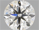 Natural Diamond 0.50 Carats, Round with Very Good Cut, I Color, VS1 Clarity and Certified by GIA