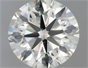 Natural Diamond 0.46 Carats, Round with Excellent Cut, I Color, VS2 Clarity and Certified by IGI