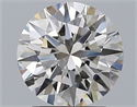 Natural Diamond 2.01 Carats, Round with Excellent Cut, G Color, VS2 Clarity and Certified by GIA