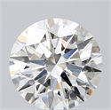 Natural Diamond 2.02 Carats, Round with Excellent Cut, H Color, SI2 Clarity and Certified by GIA