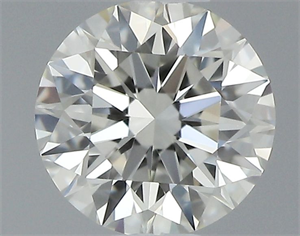 Picture of Natural Diamond 0.43 Carats, Round with Excellent Cut, K Color, VVS1 Clarity and Certified by GIA