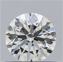 Natural Diamond 0.50 Carats, Round with Excellent Cut, J Color, SI1 Clarity and Certified by GIA