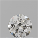 Natural Diamond 0.40 Carats, Round with Excellent Cut, F Color, SI2 Clarity and Certified by IGI