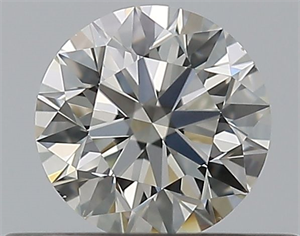 Picture of Natural Diamond 0.40 Carats, Round with Excellent Cut, J Color, VS2 Clarity and Certified by GIA