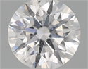 Natural Diamond 0.51 Carats, Round with Excellent Cut, D Color, SI2 Clarity and Certified by IGI