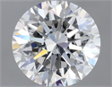 Natural Diamond 0.40 Carats, Round with Very Good Cut, F Color, VS2 Clarity and Certified by GIA