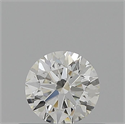 Natural Diamond 0.44 Carats, Round with Excellent Cut, I Color, VS2 Clarity and Certified by GIA