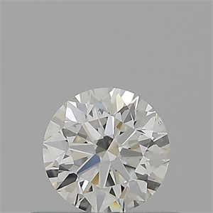 Picture of Natural Diamond 0.44 Carats, Round with Excellent Cut, I Color, VS2 Clarity and Certified by GIA