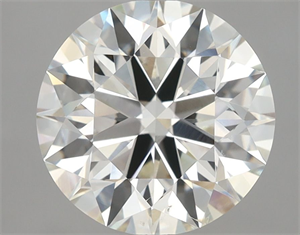 Picture of Natural Diamond 3.55 Carats, Round with Excellent Cut, I Color, SI1 Clarity and Certified by IGI