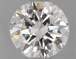 Picture of Natural Diamond 0.46 Carats, Round with Very Good Cut, F Color, VS2 Clarity and Certified by IGI