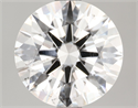 Natural Diamond 2.35 Carats, Round with Excellent Cut, F Color, SI2 Clarity and Certified by GIA