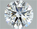 Natural Diamond 2.52 Carats, Round with Excellent Cut, D Color, VVS1 Clarity and Certified by GIA