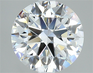 Picture of Natural Diamond 2.52 Carats, Round with Excellent Cut, D Color, VVS1 Clarity and Certified by GIA