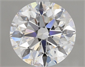 Natural Diamond 1.50 Carats, Round with Excellent Cut, D Color, VS2 Clarity and Certified by GIA