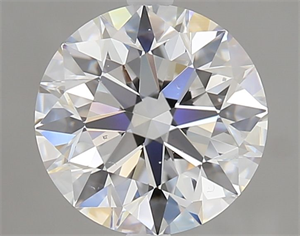 Picture of Natural Diamond 1.50 Carats, Round with Excellent Cut, D Color, VS2 Clarity and Certified by GIA