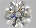 Natural Diamond 3.00 Carats, Round with Excellent Cut, K Color, SI1 Clarity and Certified by GIA