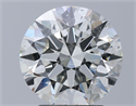 Natural Diamond 3.01 Carats, Round with Excellent Cut, I Color, SI1 Clarity and Certified by GIA