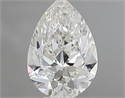 Natural Diamond 0.70 Carats, Pear with  Cut, H Color, VS1 Clarity and Certified by IGI