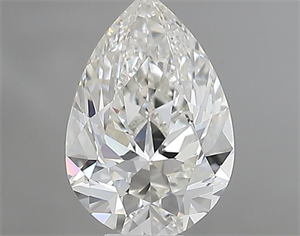 Picture of Natural Diamond 0.70 Carats, Pear with  Cut, H Color, VS1 Clarity and Certified by IGI