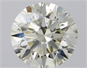 Natural Diamond 2.75 Carats, Round with Excellent Cut, K Color, VS1 Clarity and Certified by IGI