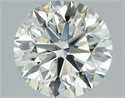 Natural Diamond 1.81 Carats, Round with Excellent Cut, J Color, VVS1 Clarity and Certified by GIA