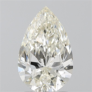 Picture of Natural Diamond 1.50 Carats, Pear with  Cut, H Color, VVS2 Clarity and Certified by IGI