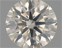 Natural Diamond 0.40 Carats, Round with Excellent Cut, J Color, SI2 Clarity and Certified by IGI